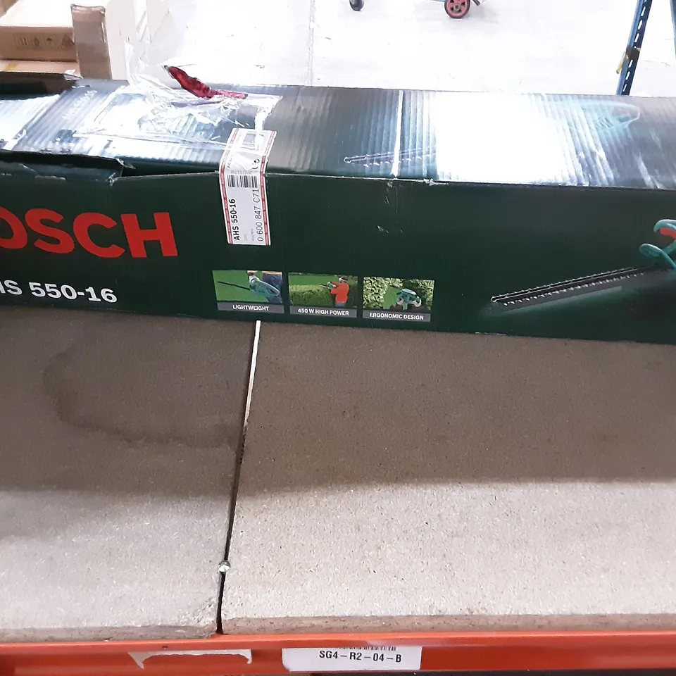 BOXED BOSCH AHS 550-16 HEDGE TRIMMER