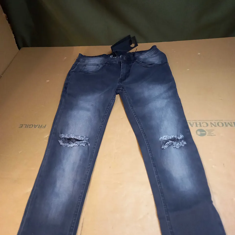 WOMENS SOUL STAR SKINNY FIT RIPPED JEANS SIZE W28
