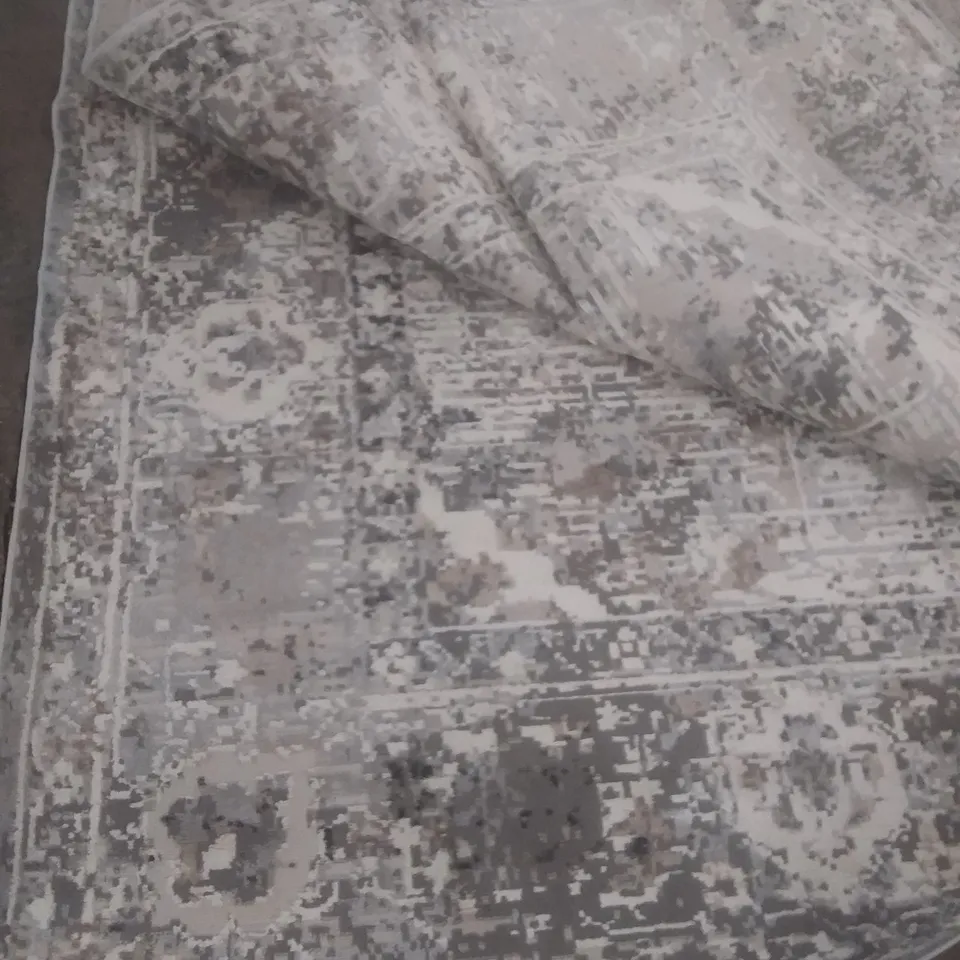 TRYM FLATWEAVE CREAM RUG 300X400CM