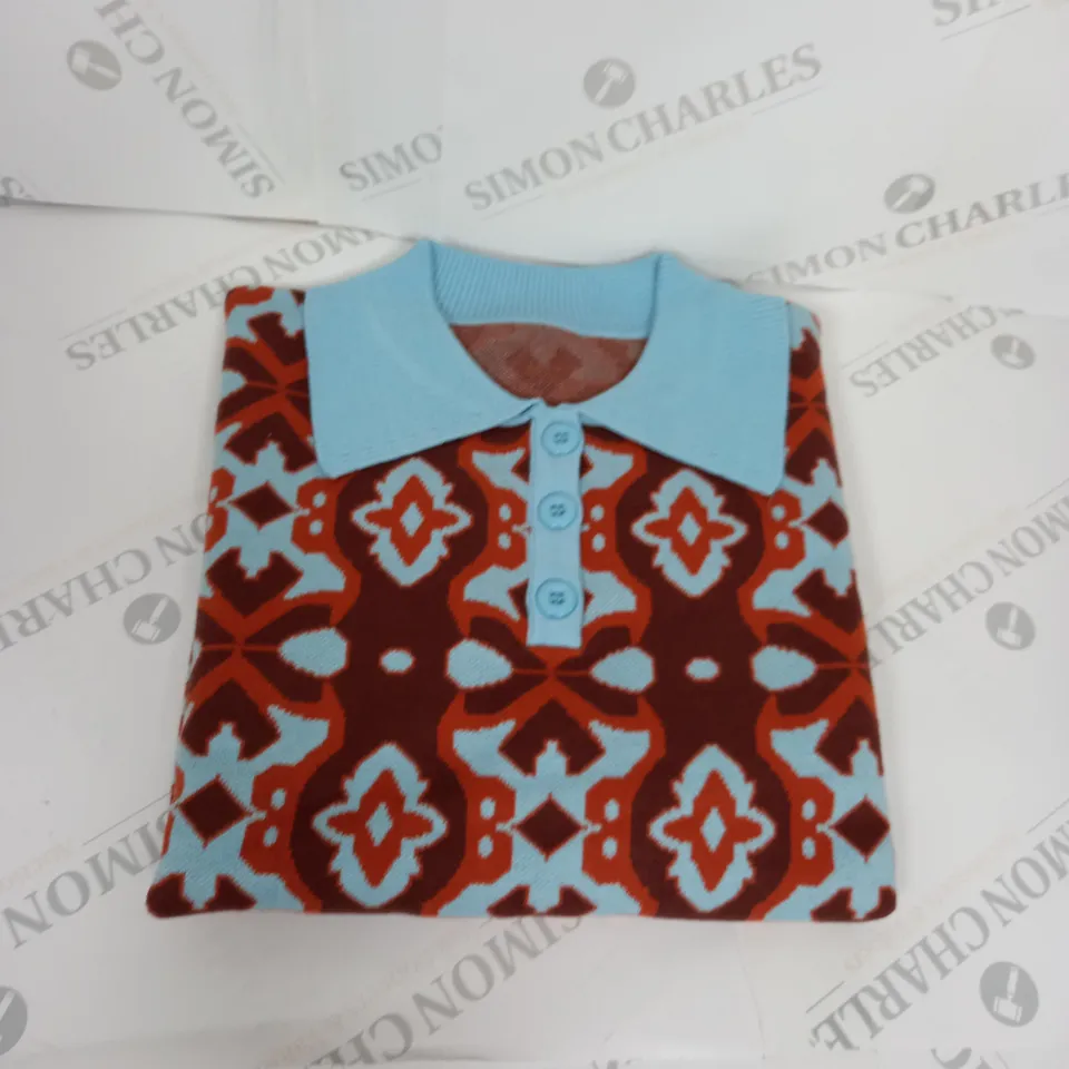 CIDER KNITTED BUTTON JUMPER SIZE UNSPECIFIED