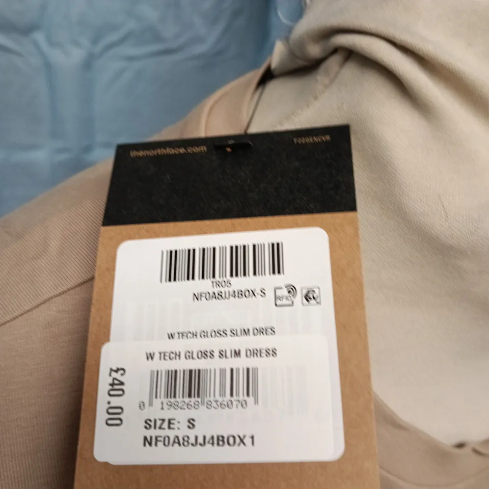THE NORTH FACE WOMEN'S TECH GLOSS SLIM DRESS – TAUPE, UK S