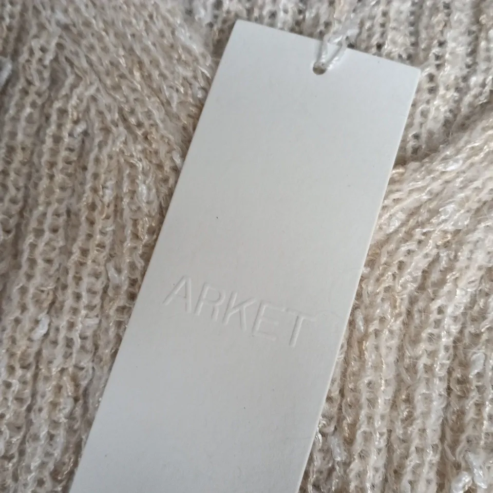 ARKET CREAM KNIT SWEATER - EU S (CN 165/88A)