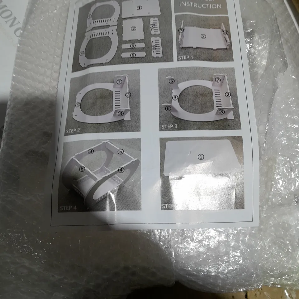 BOXED SIDE TABLE 44/46/30CM