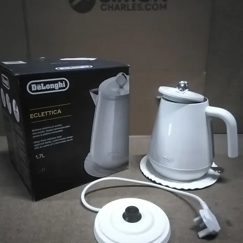 BOXED DELONGHI ECLETTICA 1.7L KETTLE 