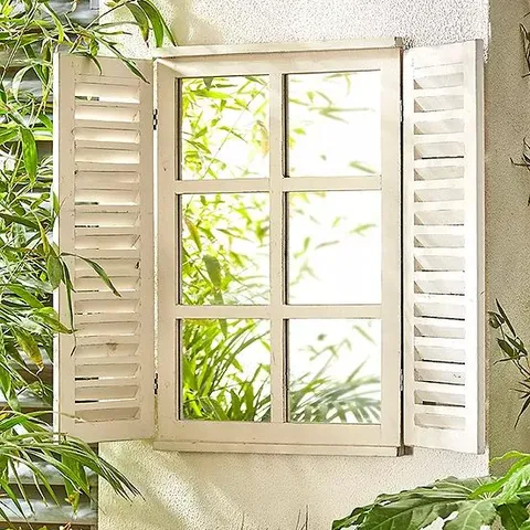 SHUTTER WINDOW MIRROR BOXED