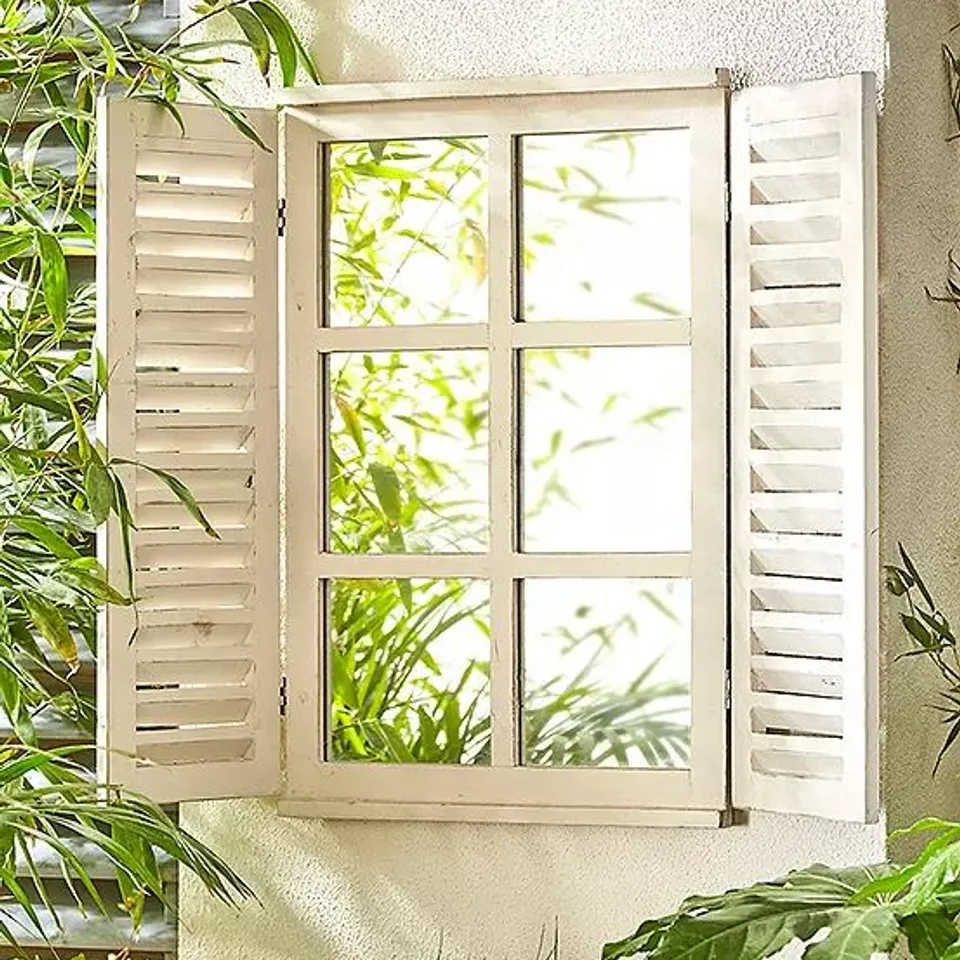 SHUTTER WINDOW MIRROR BOXED