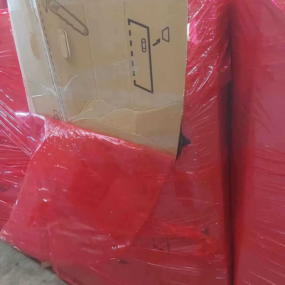 PALLET CONTAINING A LARGE QUANTITY OF ASSORTED ITEMS INCLUDING: PATIO HEATER, AIR COOLER, STEAM CLEANER ECT
