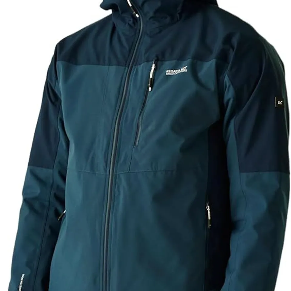 BRAND NEW REGATTA MENS WENTWOOD 3-IN-1 JACKET MOONLIGHT DENIM/NAVY MEDIUM