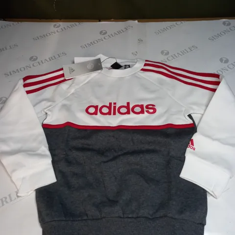 ADIDAS LOGO PRINT SWEATSHIRT SIZE 6-7 YEARS
