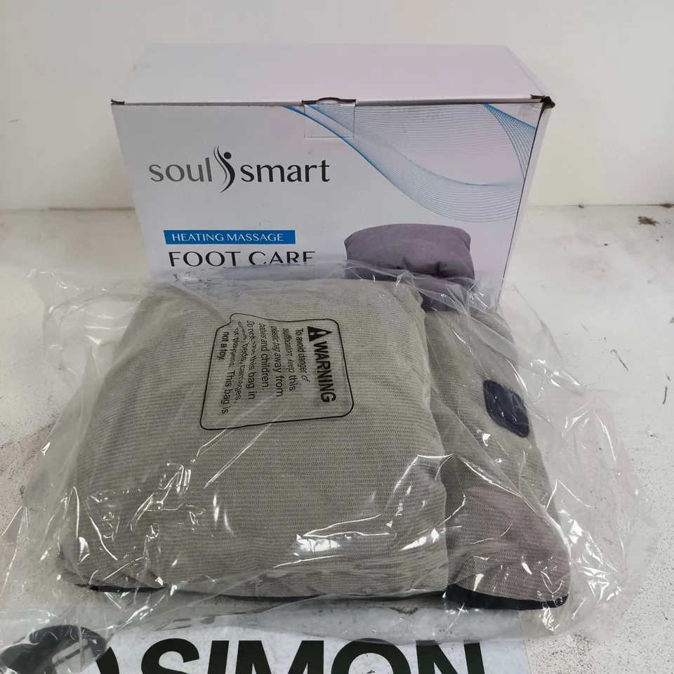 SOUL SMART FOOT CARE HEATING MASSAGE FOOT MASSAGER