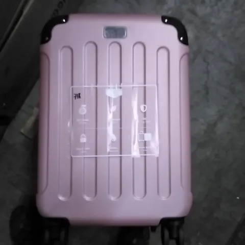 LUGG HARDSHELL TRAVEL LUGGAGE CASE - PINK