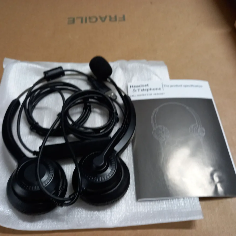 BOXED CALL CENTRE HEADSET