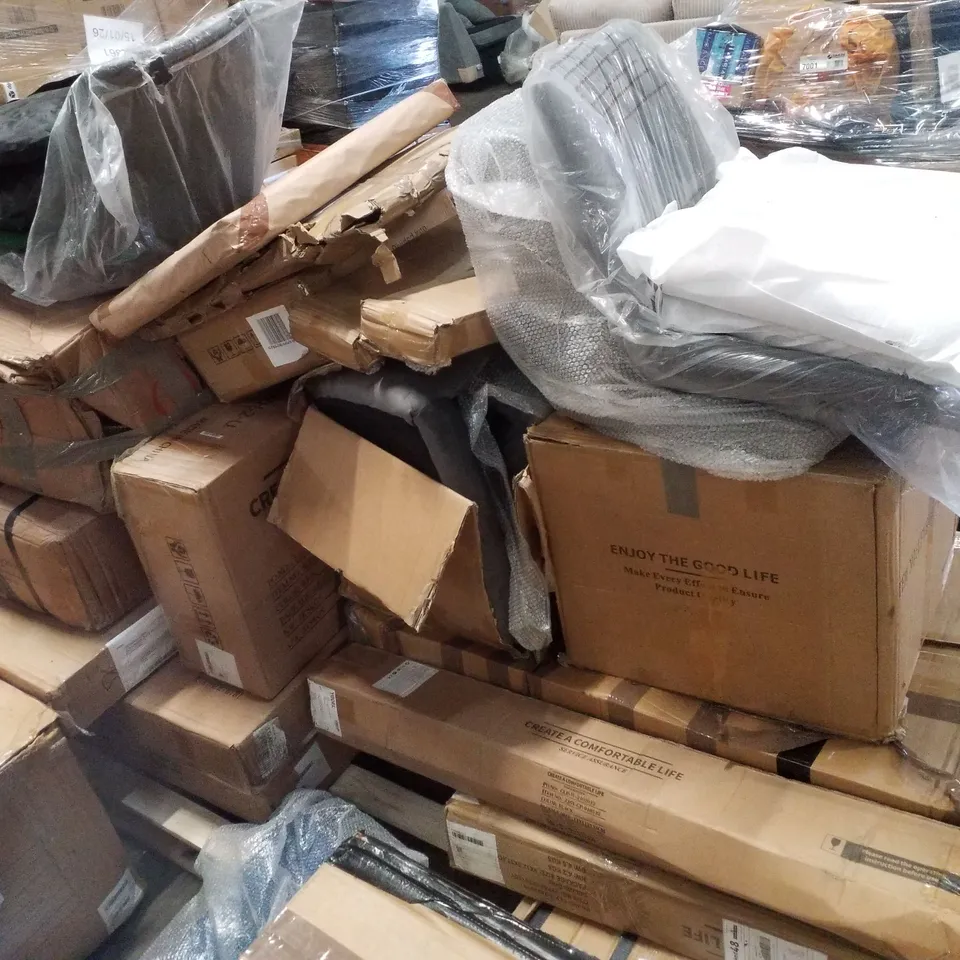 PALLET CONTAINING ASSORTED FURNITURE & DINING CHAIR PARTS