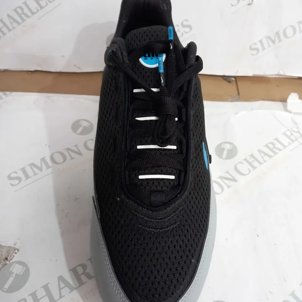 NIKE AIR MAX PULSE MEN'S TRAINERS, BLACK/BLUE - SIZE 10