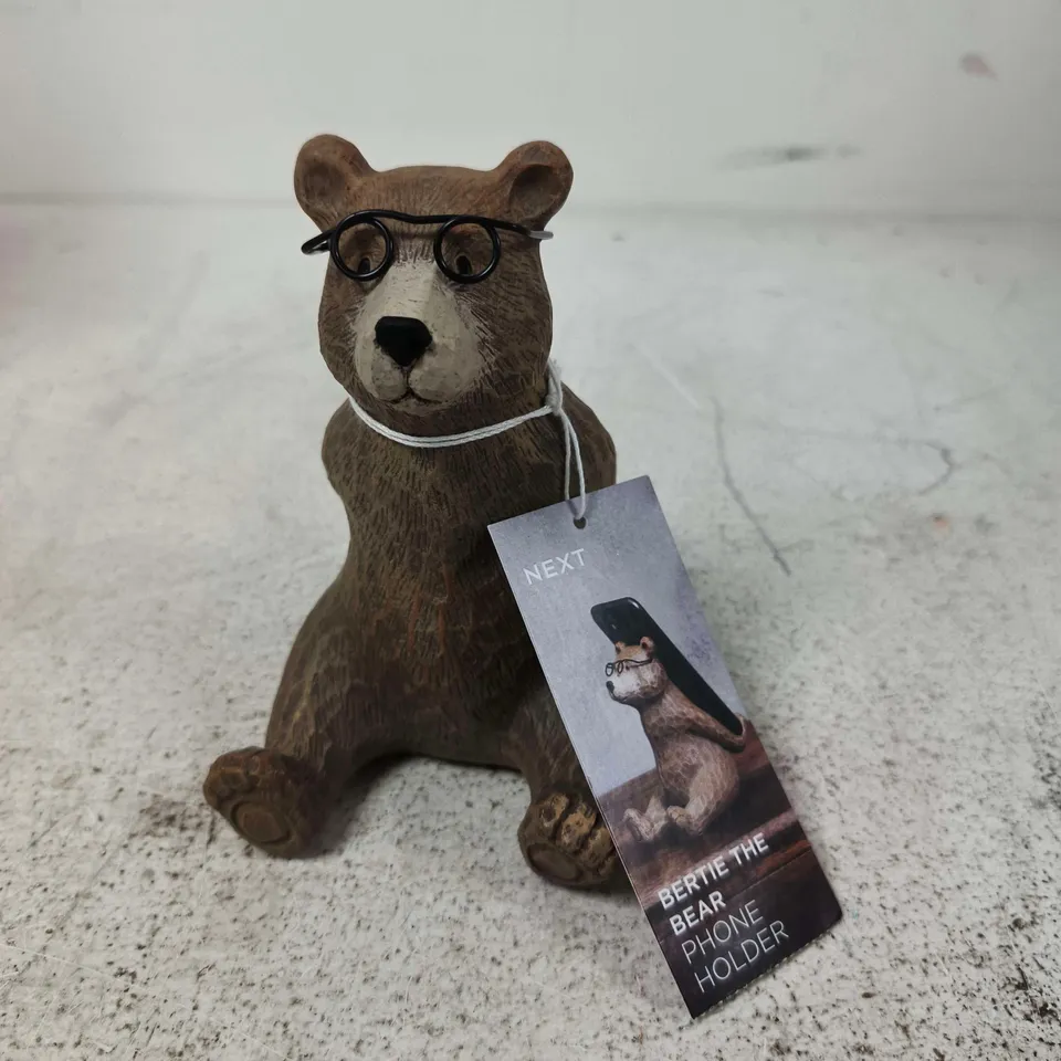 NEXT BERTIE THE BEAR PHONE HOLDER