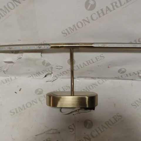 LITHO LED WALL LIGHT - GOLD EFFECT FINISH