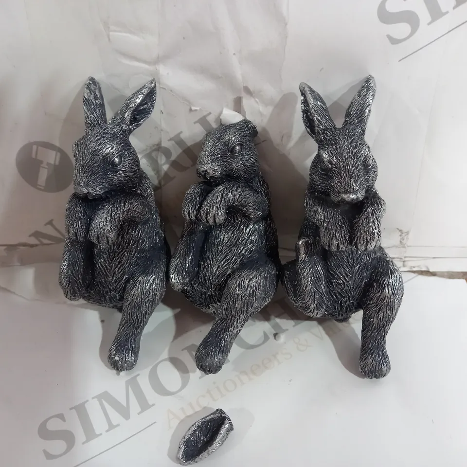 BOXED ALISON AT HOME ANIMAL PLANTER ACCESSORIES SET OF 3