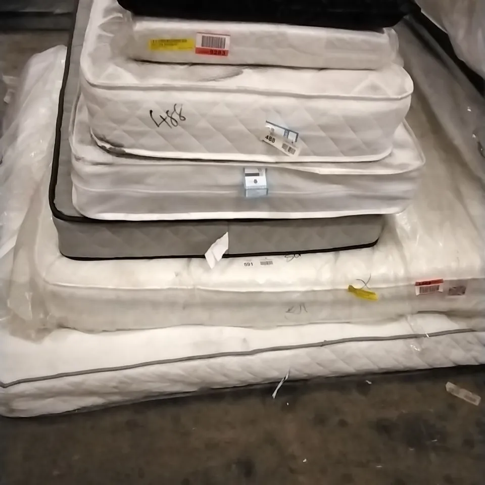 LOT OF 7 ASSORTED MATTRESSES 