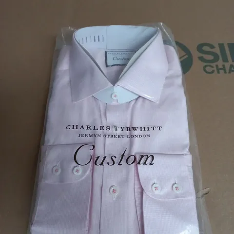 CHARLES TYRWHITT CUSTOM SHIRT – PINK, MEN'S DRESS SHIRT, JERMYN STREET LONDON