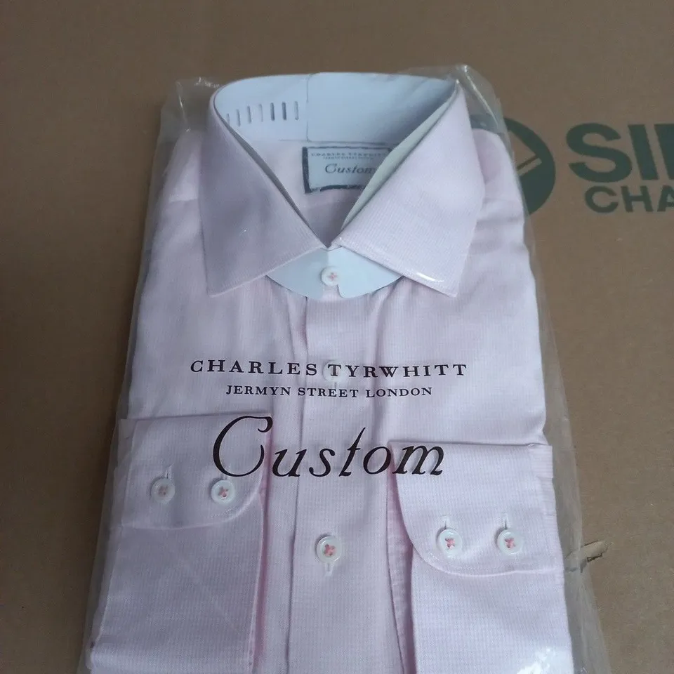 CHARLES TYRWHITT CUSTOM SHIRT – PINK, MEN'S DRESS SHIRT, JERMYN STREET LONDON