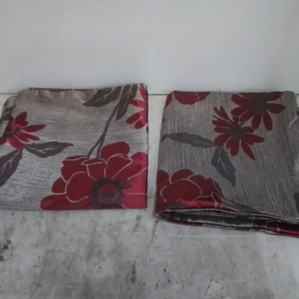 BAGGED PORSTON FLORAL SQUARE SCATTER CUSHION COVER 