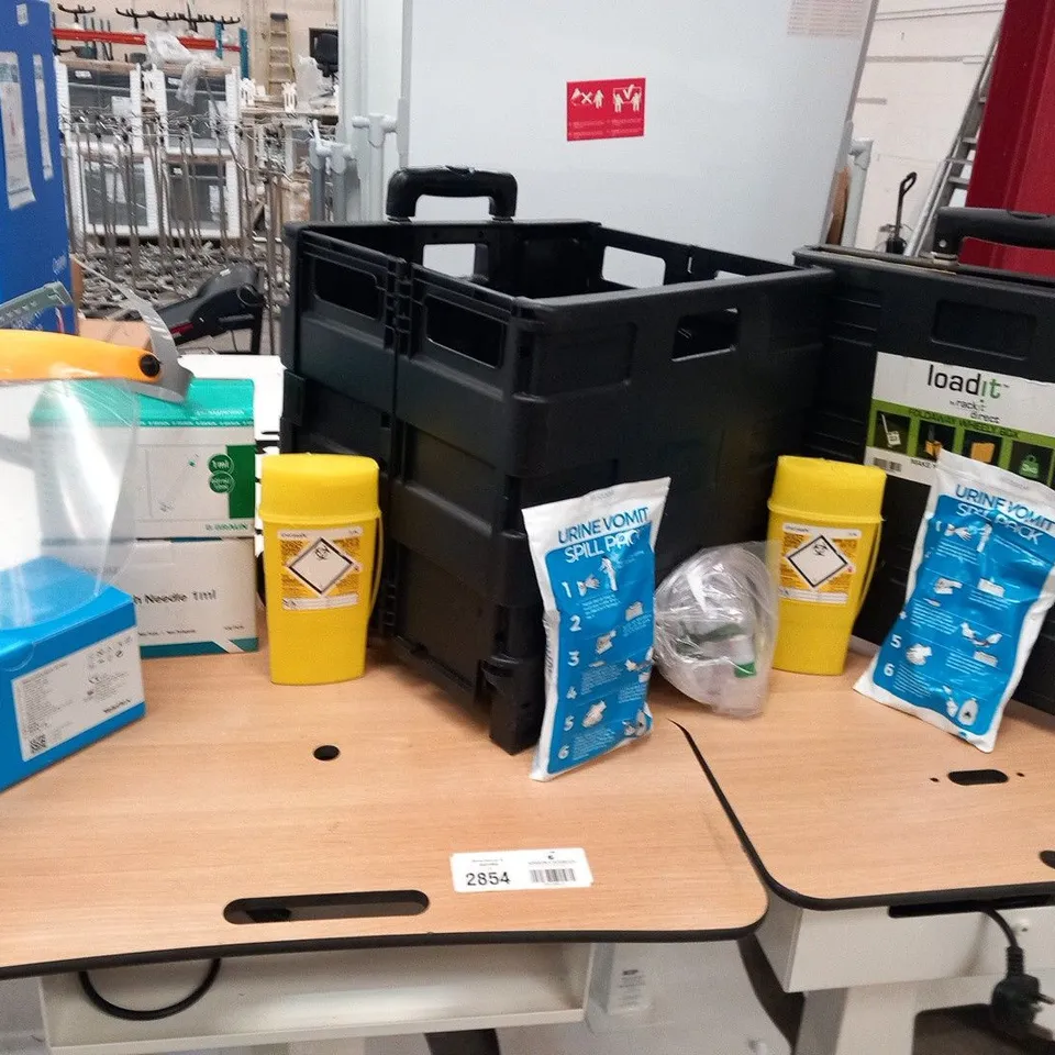 LARGE PALLET ASSORTED MEDICAL SUPPLIES TO INCLUDE;