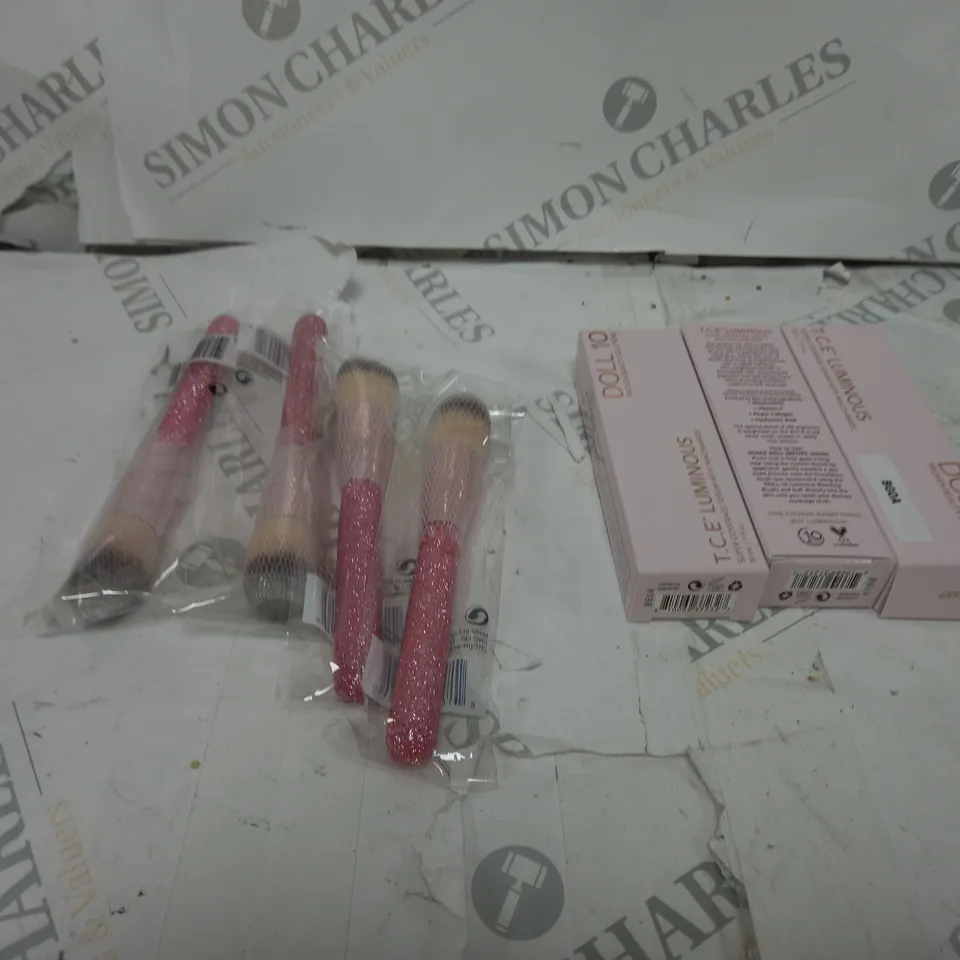 3 X T.C.E LUMINOUS DOLL 10 WITH 4 x BRUSHES