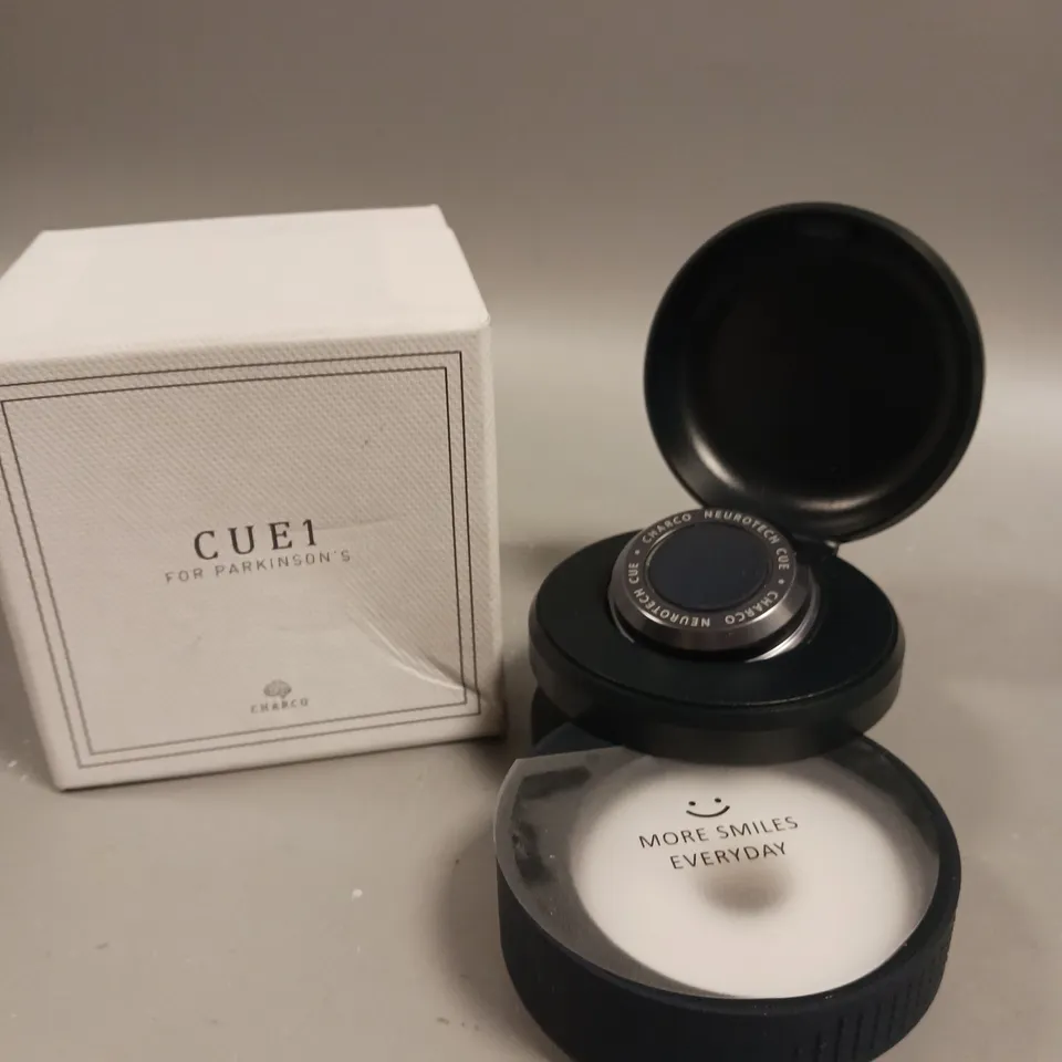 BOXED CHARCO CUE1 WEARABLE DEVICE FOR PARKINSONS