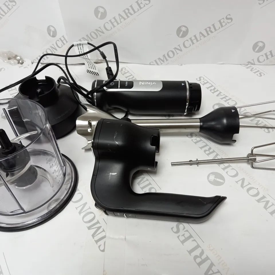 NINJA FOODI 3-IN-1 HAND BLENDER, MIXER & CHOPPER CI100UK