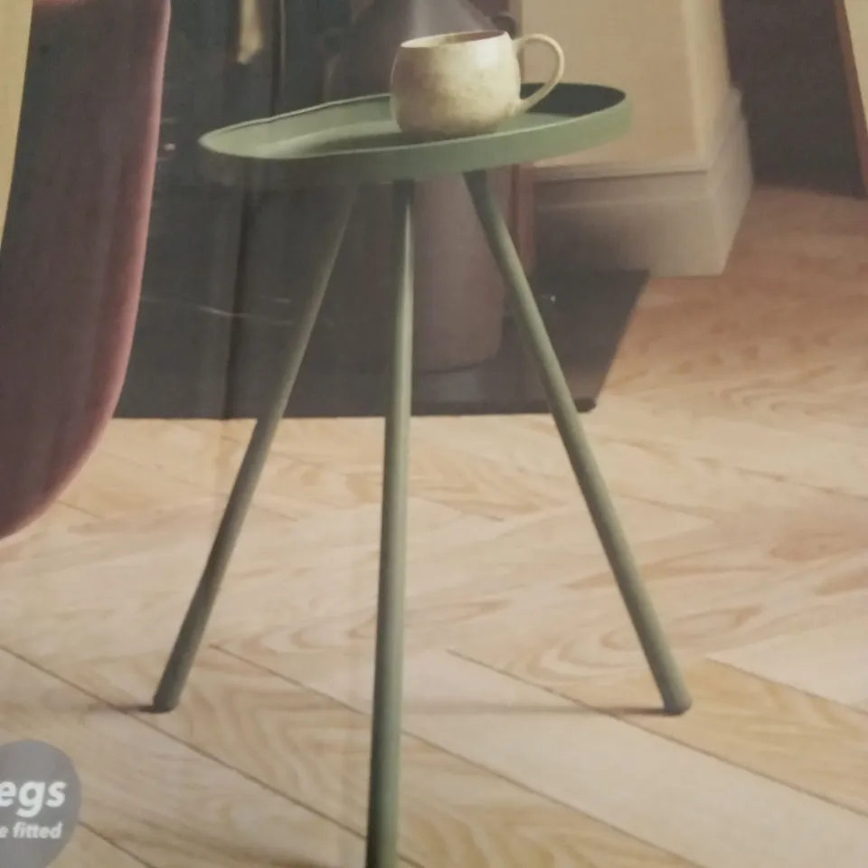 BOXED KAI SIDE TABLE - OLIVE (1 BOX)
