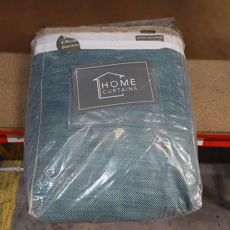 BAGGED GARDUNIO POLYESTER BLACKOUT GROMMET/EYELET CURTAIN PAIR- 165 X 229CM (1 ITEM)