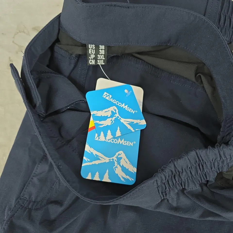 MAGCOMSEN Men's Cargo Pants, Navy, UK 38 (US 38 / EU 38 / JP 3XL)