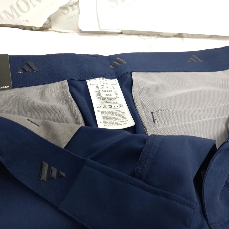 ADIDAS NAVY REGULAR FIT GOLF SHORTS 