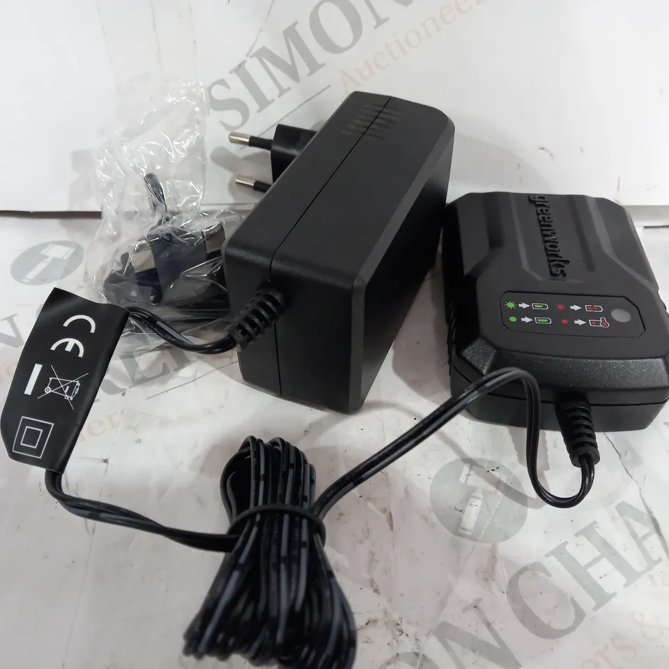 BOXED GREENWORKS 24V UNIVERSAL MINI CHARGER