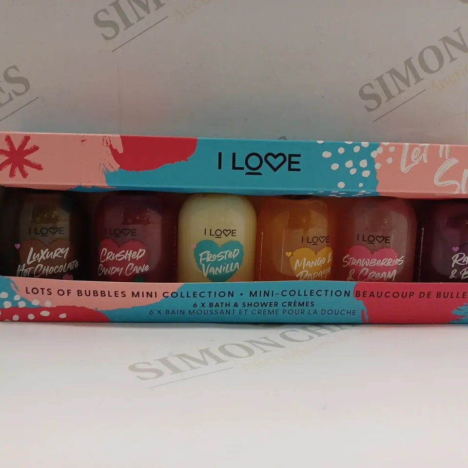 I LOVE LOTS OF THE BUBBLES MINI COLLECTION SET OF 6