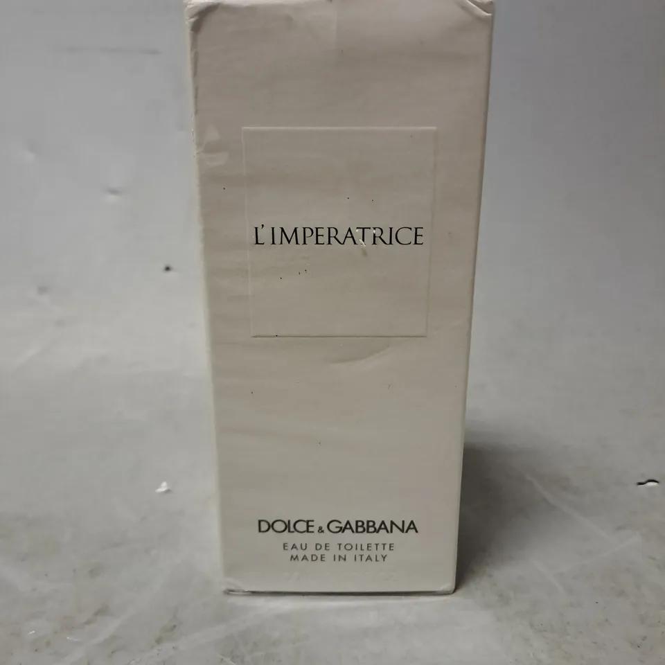 BOXED AND SEALED DOLCE & GABANA L'IMPERATRICE EAU DE TOILETTE 100ML