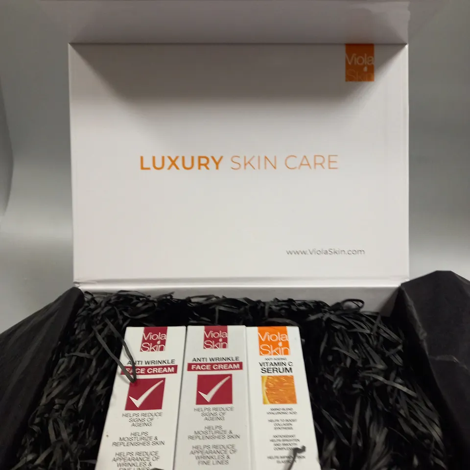 VIOLA SKIN LUXURY SKIN CARE, FACE CREAM AND SITAMIN C SERUM 