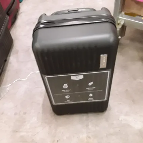 UNBOXED KEPLIN LUGG SMALL SIZE TRAVEL LUGGAGE WITH WHEELS BLACK COLOUR