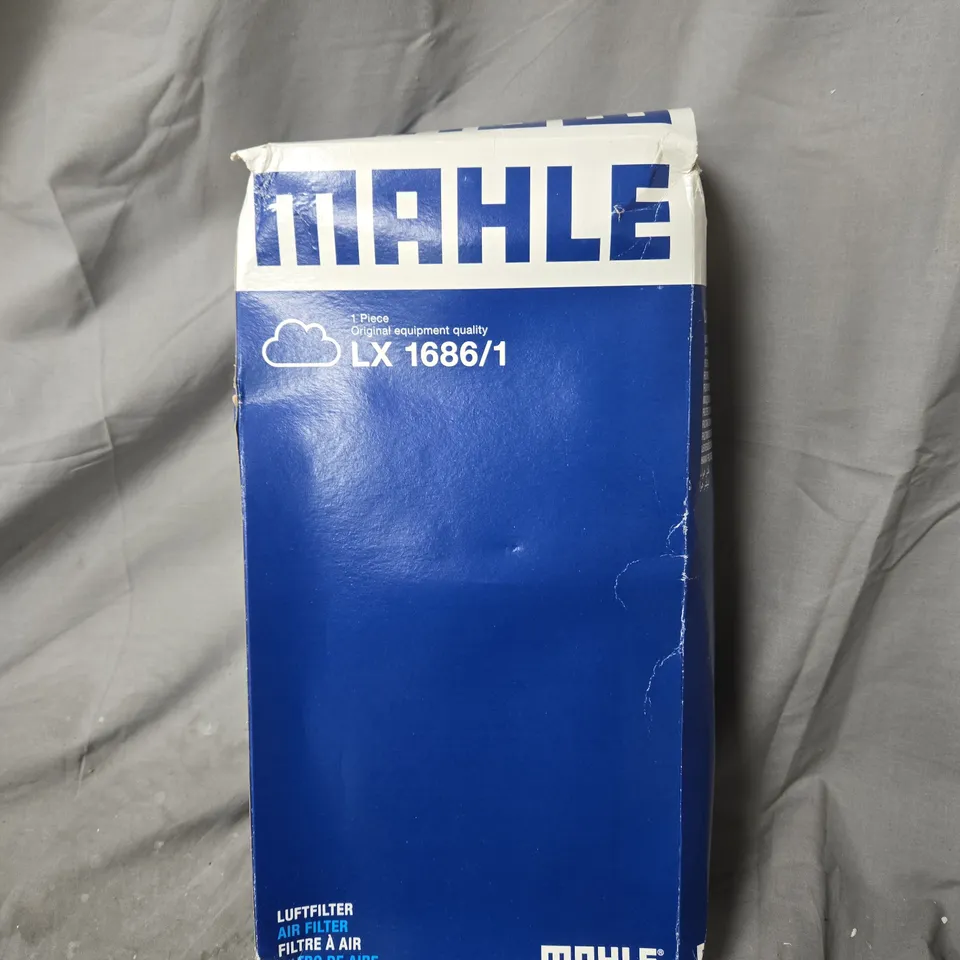 MAHLE LX 1686/1 AIR FILTER – BOXED; WHITE PLASTIC WASHER RESERVOIR 