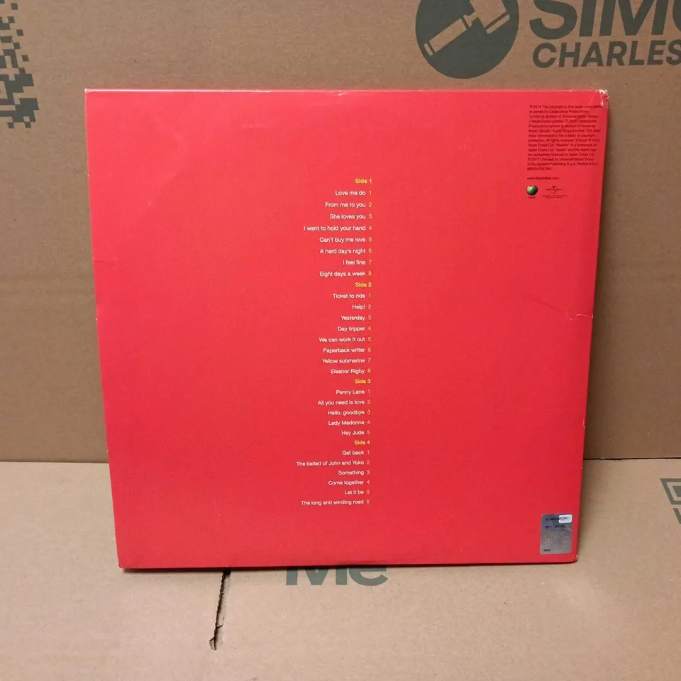 THE BEATLES 1 COMPILATION VINYL