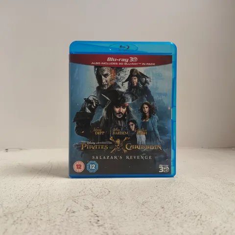 DISNEY PIRATES OF THE CARIBBEAN SALAZAR'S REVENGE BLU-RAY DVD