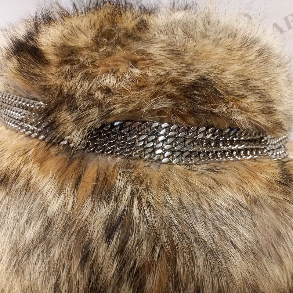 CHRISTIAN LOUBOUTIN FUR EFFECT HAND BAG