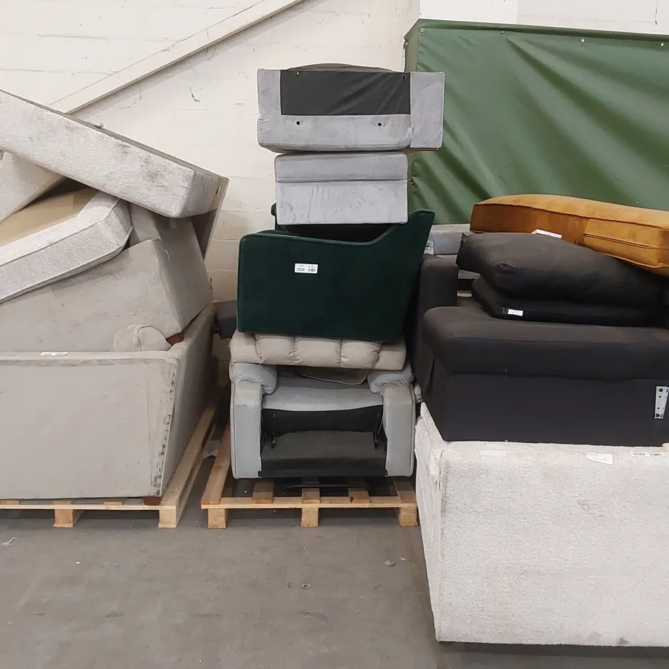6 X PALLETS OF ASSORTED SOFA PARTS AND ARMCHAIR PARTS 