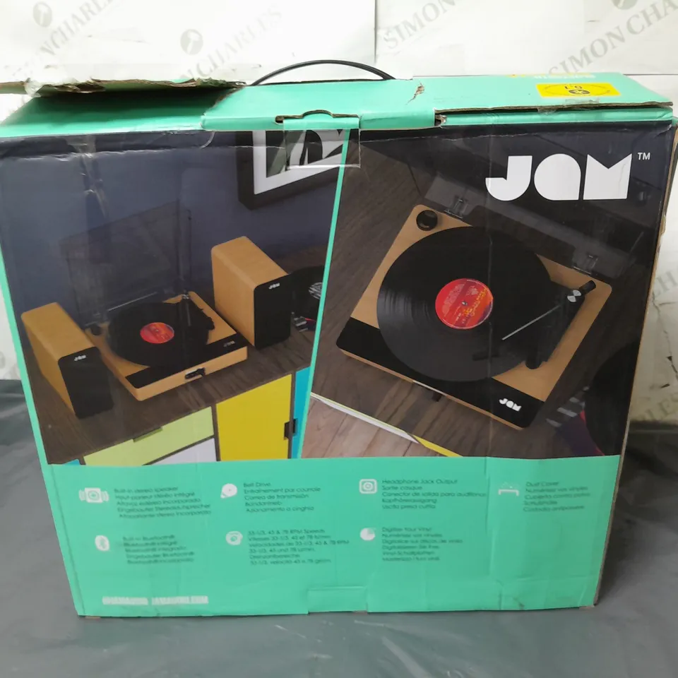 BOXED JAM BLUETOOTH SOUND STREAM+ TURNTABLE