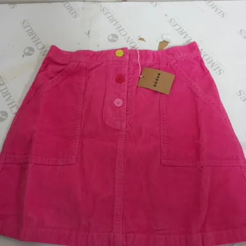 MINI BODEN DENIM SKIRT IN PINK - 13-14Y