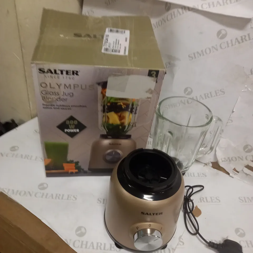 SALTER EK4383GOLD OLYMPUS GLASS JUG BLENDER