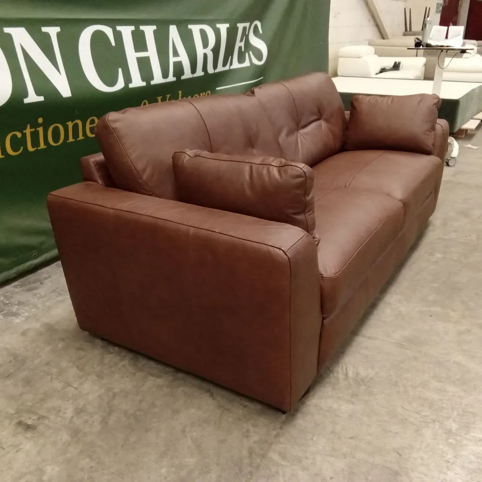 ARDEN ITALIAN LEATHER 4 SEATER SOFA RRP £1499