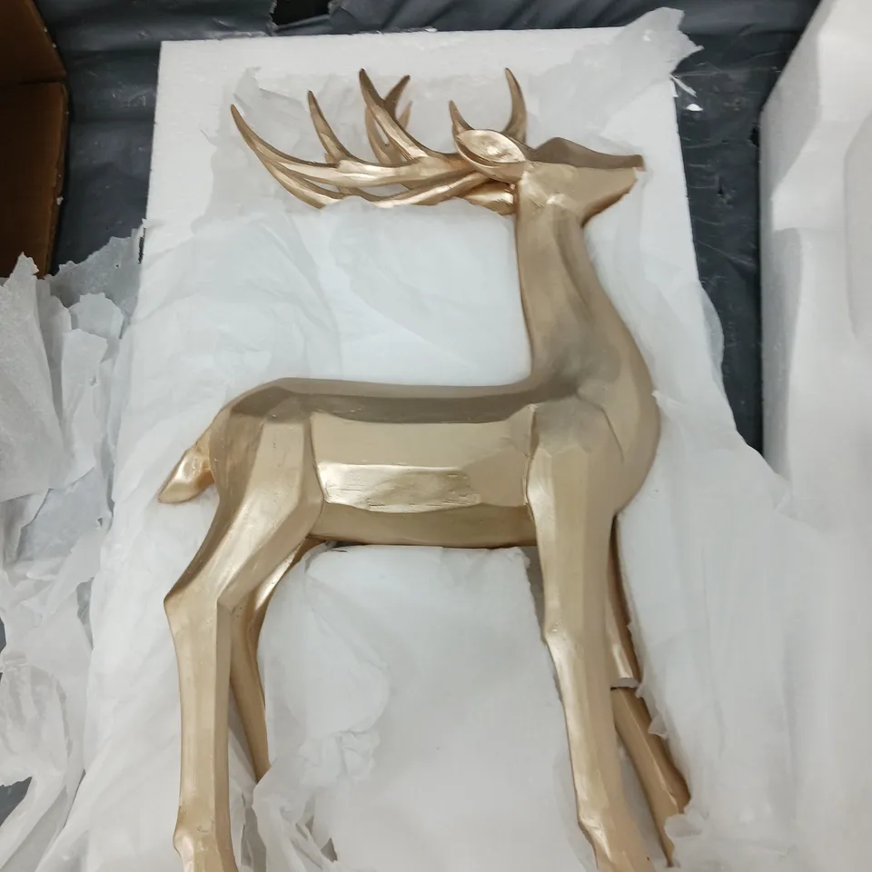 STAG CHRISTMAS ORNAMENT - GOLD