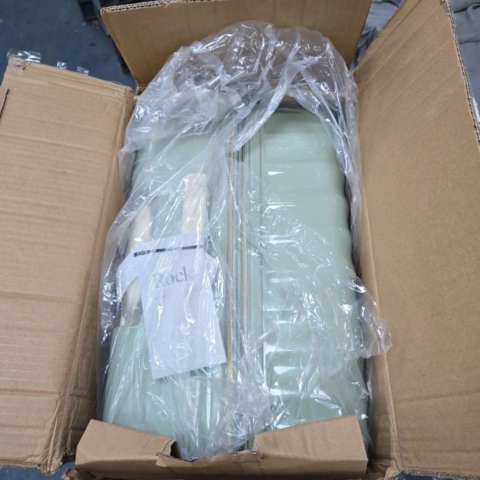 ROCK LUGGAGE PRIMROSE GREEN 3PC SET SUITCASE