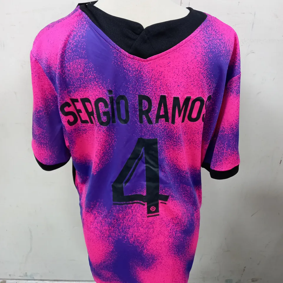 PSG PERSONALISED FOOTBALL SHIRT - SERGIO RAMOS - M